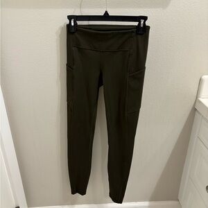 Lululemon Army Green Leggings